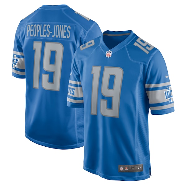 Donovan Peoples-Jones Detroit Lions Nike Game Jersey - Blue
