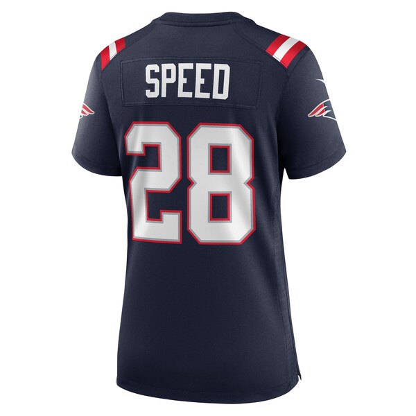 Ameer Speed New England Patriots Nike Women's Team Game Jersey - Navy - Image 3