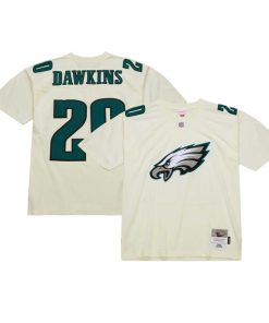 Alternative view of Brian Dawkins Philadelphia Eagles Chainstitch Legacy Jersey - Cream