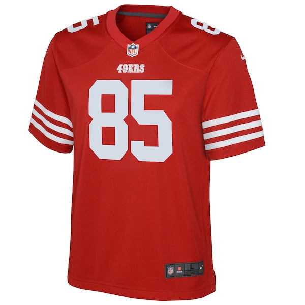 George Kittle San Francisco 49ers Nike Youth Game Jersey - Scarlet - Image 2