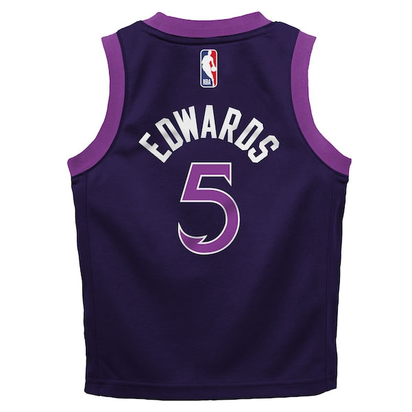 Anthony Edwards Minnesota Timberwolves Nike Infant 2025/26 City Edition Swingman Jersey - Purple - Image 3