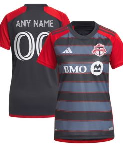 Toronto FC adidas Women's 2024 Club Kit Replica Custom Jersey - Gray