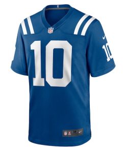 Alternative view of Adonai Mitchell Indianapolis Colts Nike 2024 NFL Draft Player Game Jersey - Royal