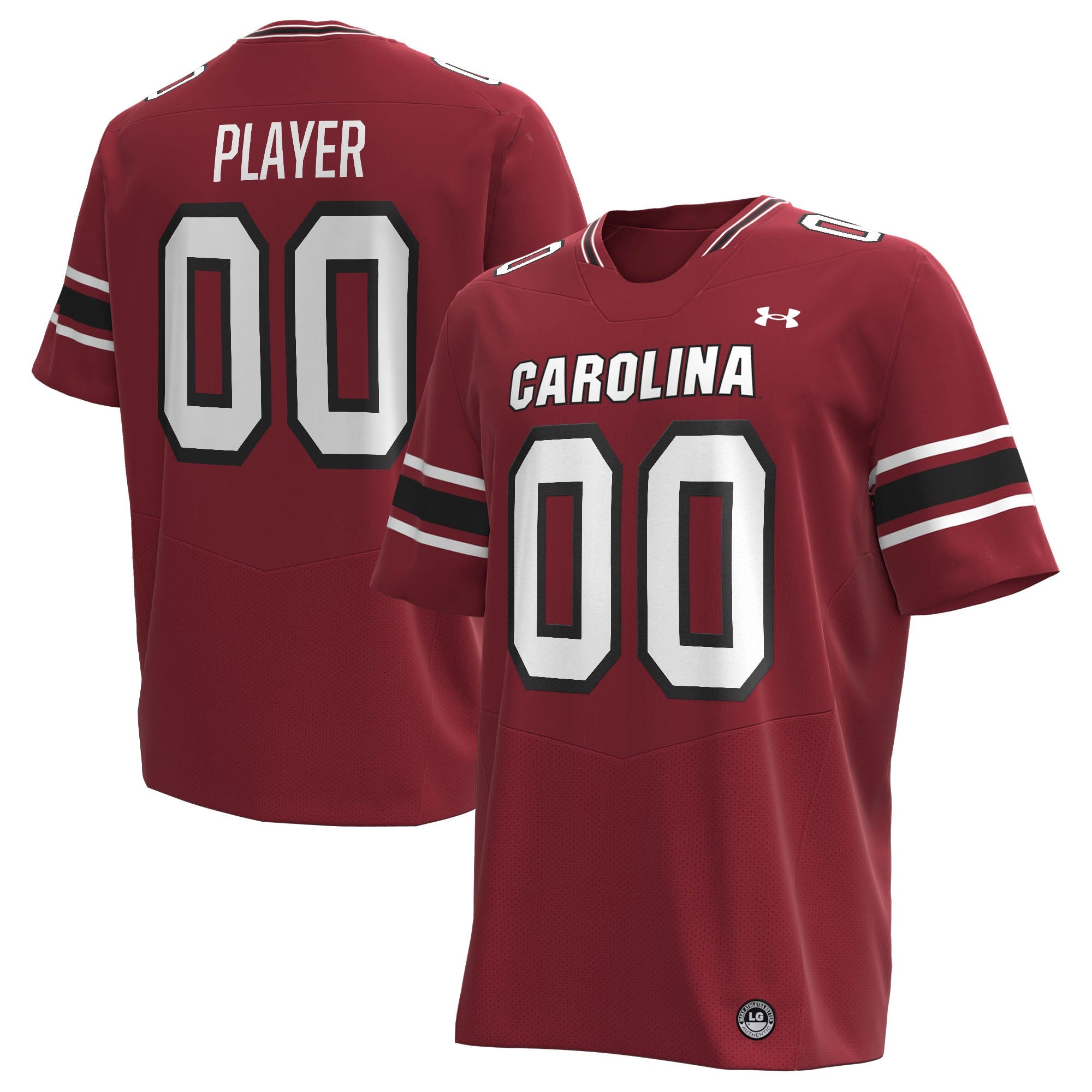 South Carolina Gamecocks Under Armour Alternate NIL Pick-A-Player Replica Football Jersey - Black/Garnet - Image 5