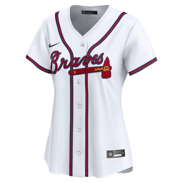 Atlanta Braves Nike Women's Home Limited Jersey - White - Image 2