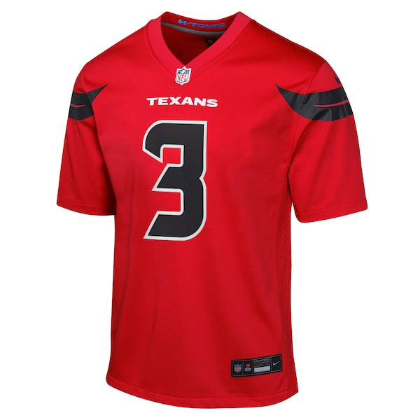 Tank Dell Houston Texans Nike Youth Alternate Game Jersey - Red - Image 3