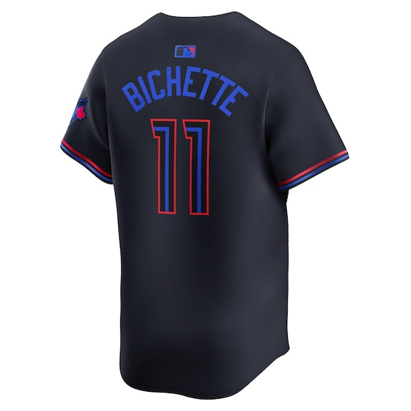 Bo Bichette Toronto Blue Jays Nike 2024 City Connect Limited Player Jersey - Black - Image 3