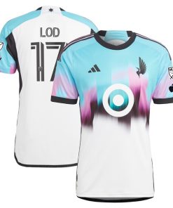 Robin Lod Minnesota United FC adidas 2024 The Northern Lights Kit Authentic Jersey - White