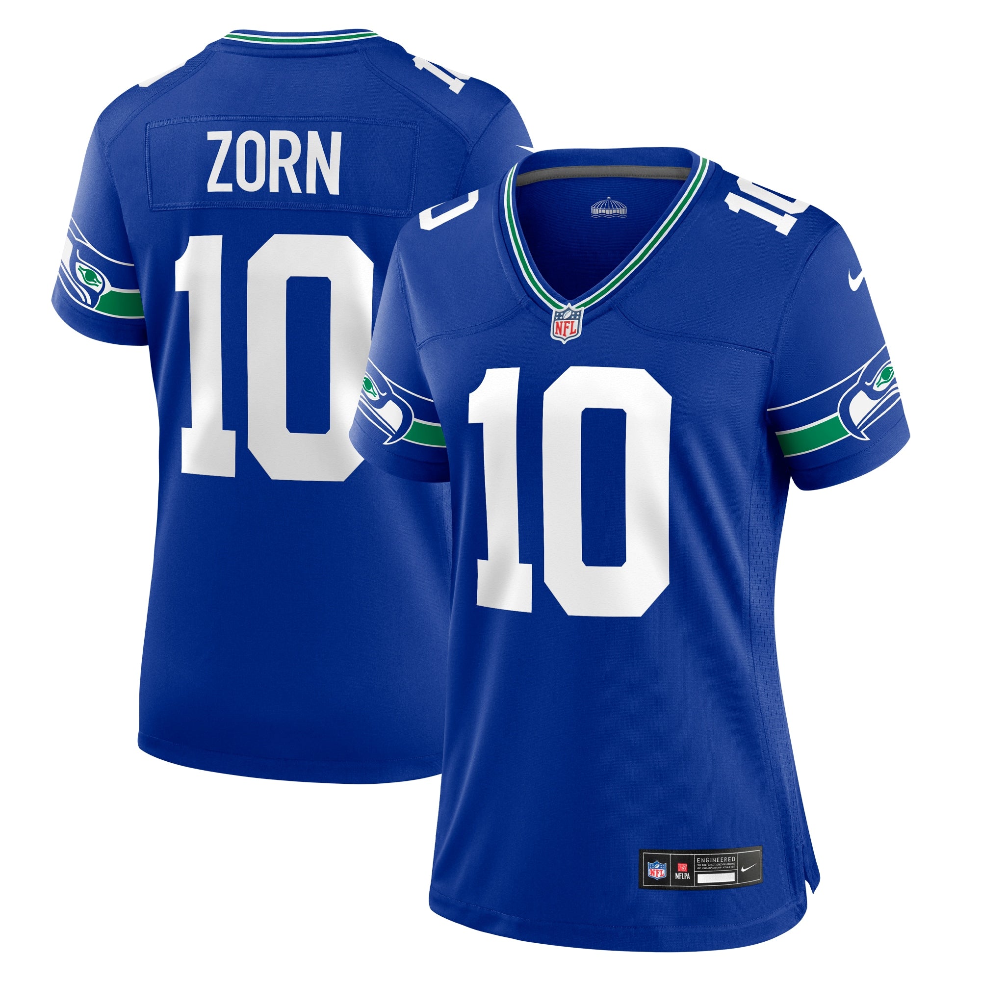 Jim Zorn Seattle Seahawks Nike Women's Game Retired Player Jersey - College Navy/Royal - Image 6