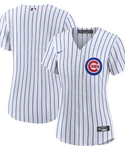 Chicago Cubs Nike Women's Home Replica Team Jersey - White