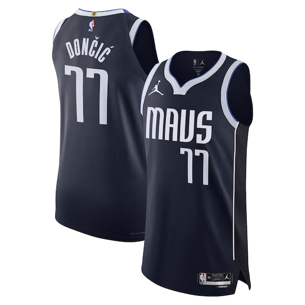 Luka Don?i? Dallas Mavericks Jordan Brand Authentic Player Jersey - Statement Edition - Navy