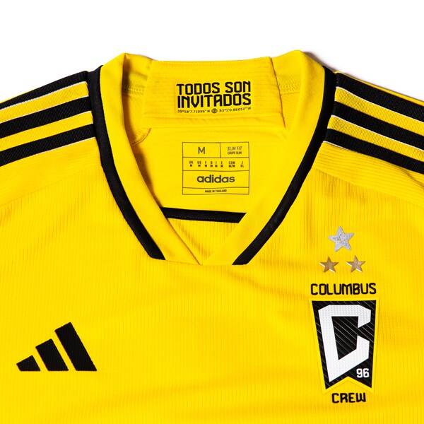 Aidan Morris Columbus Crew adidas 2024 The Home Kit Authentic Player Jersey - Yellow - Image 4