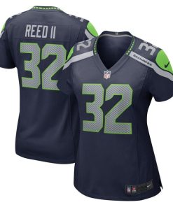 Jerrick Reed II Seattle Seahawks Nike Women's  Game Jersey - College Navy
