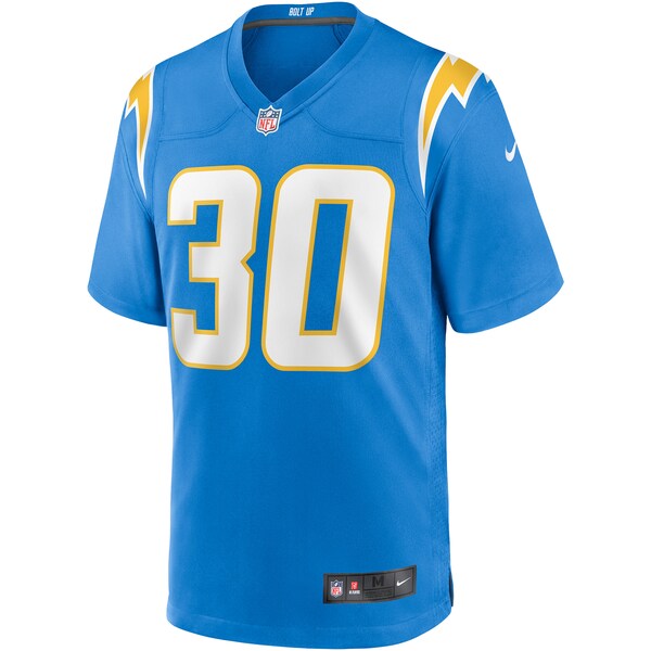 Austin Ekeler Los Angeles Chargers Nike Game Player Jersey - Powder Blue - Image 2
