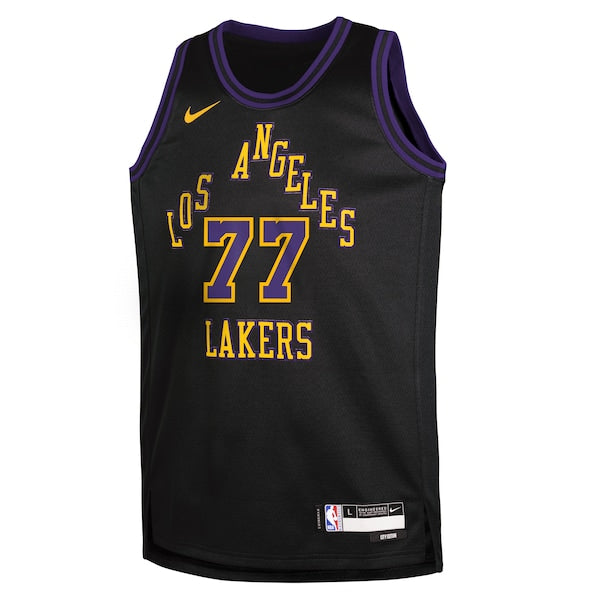 Luka Don?i? Los Angeles Lakers Nike Youth 2025/26 City Edition Swingman Jersey - Black - Image 2