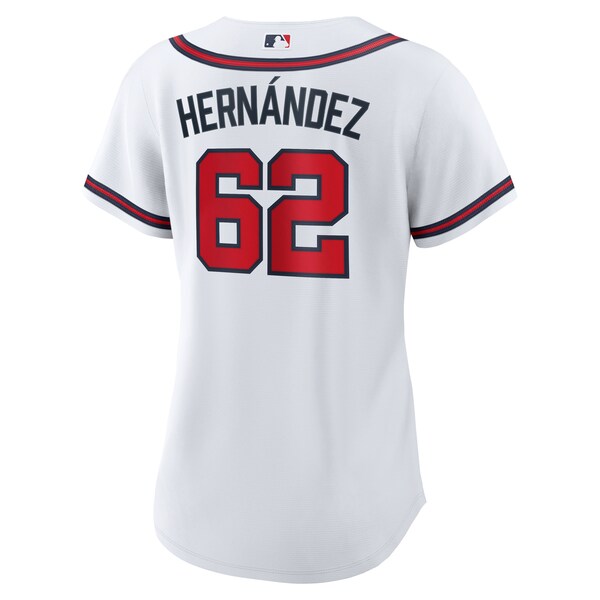 Daysbel Hernandez Atlanta Braves Nike Women's Home Replica Jersey - White - Image 3