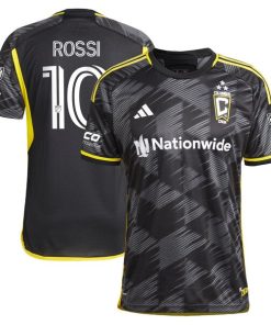 Diego Rossi Columbus Crew adidas 2024 VeloCITY Kit Authentic Player Jersey - Black