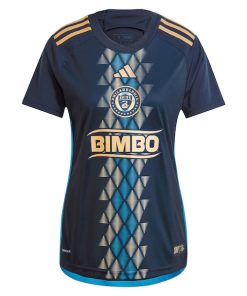 Alternative view of Philadelphia Union adidas Women's 2024 The XV Kit Replica Jersey?¨C Navy