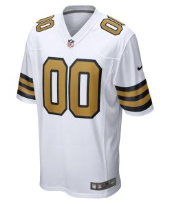 Alternative view of Youth New Orleans Saints Nike Alternate Custom Game Jersey - White