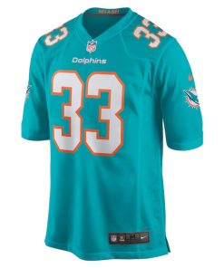 Alternative view of Siran Neal Miami Dolphins Nike  Game Jersey -  Aqua