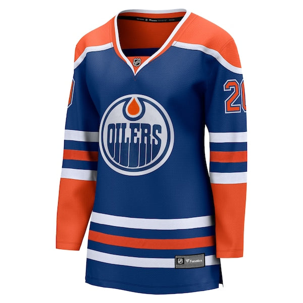 Curtis Lazar Edmonton Oilers Women's Home Breakaway Jersey - Royal - Image 2