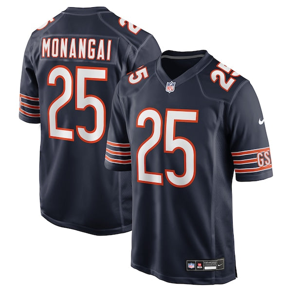 Kyle Monangai Chicago Bears Nike Team Game Jersey - Navy