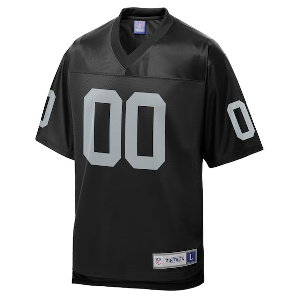 Jim Otto Oakland Raiders NFL Pro Line Retired Player Replica Jersey - Black/White - Image 3