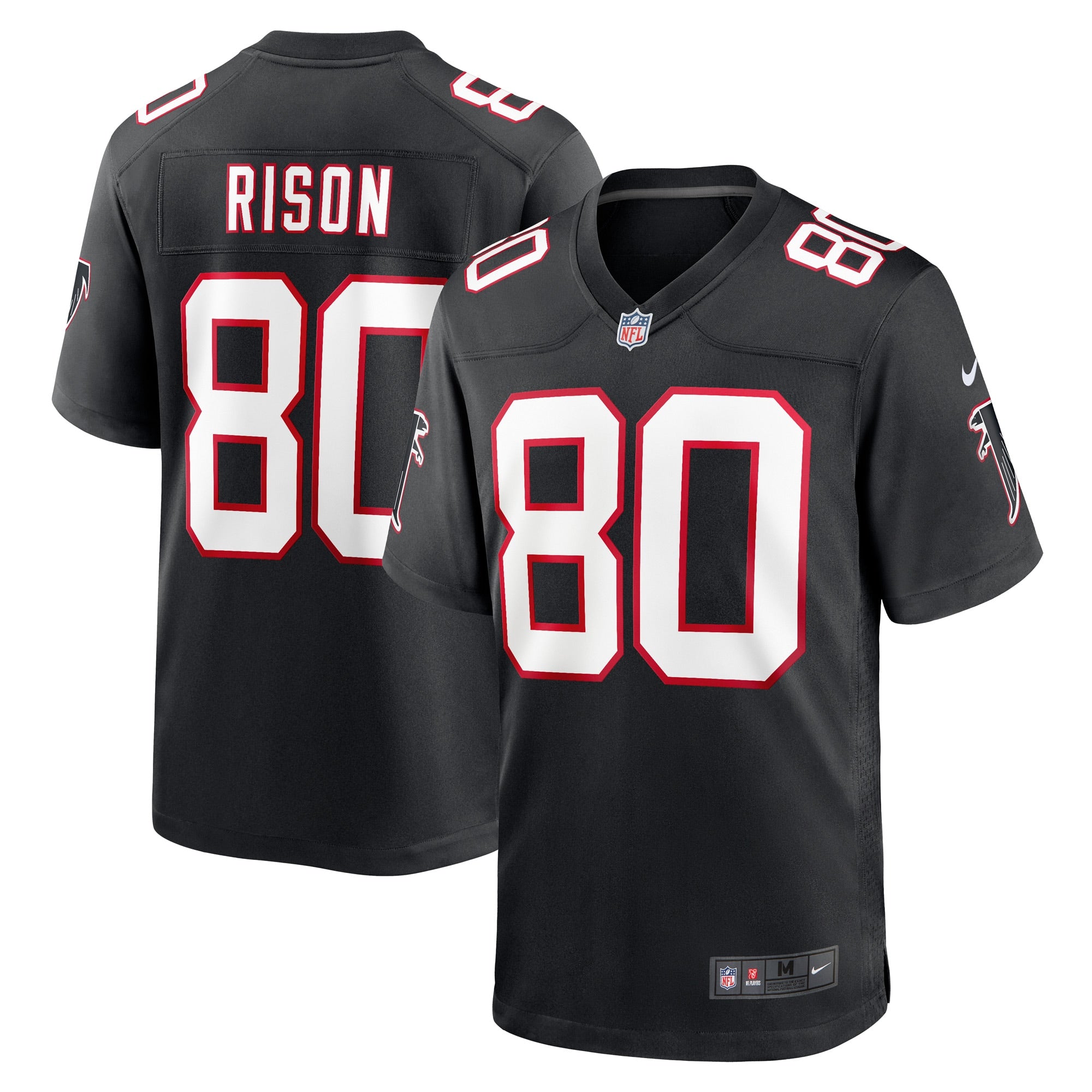 Andre Rison Atlanta Falcons Nike Retired Player Jersey - Red/Black - Image 6
