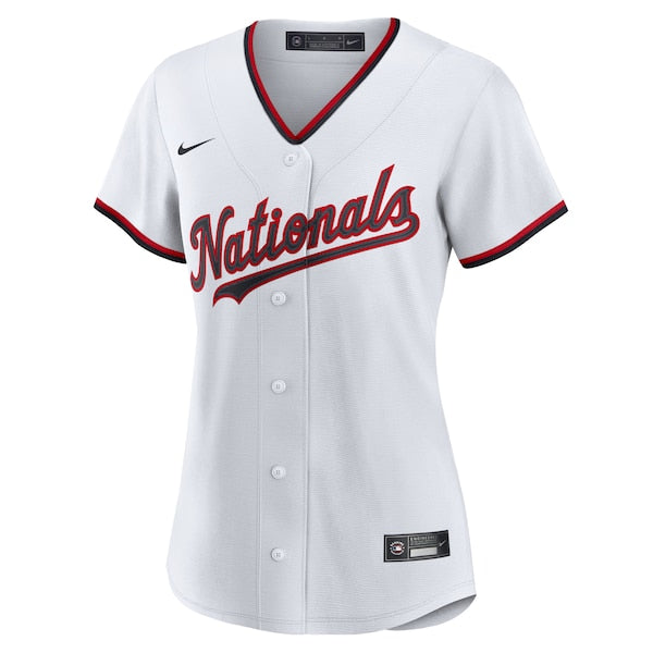 Washington Nationals Nike Women's Home Replica 2.0 Jersey - White - Image 2