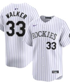 Larry Walker Colorado Rockies Nike Home Limited Player Jersey - White