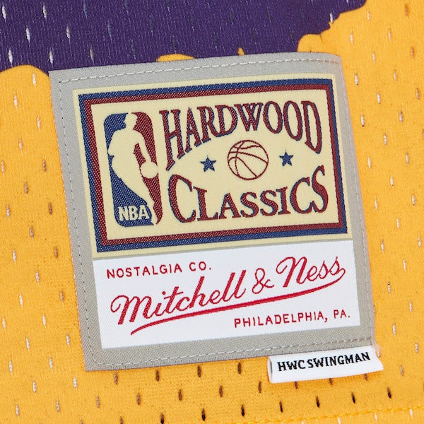 Los Angeles Lakers x Tats Cru Hardwood Classics Fashion Jersey - Gold - Image 5