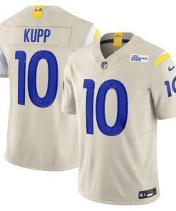 Alternative view of Cooper Kupp Los Angeles Rams Nike Alternate Vapor F.U.S.E. Limited Jersey - Bone