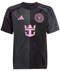 Alternative view of Lionel Messi Inter Miami CF adidas Youth 2025 The Fortitude Kit Replica Player Jersey - Black