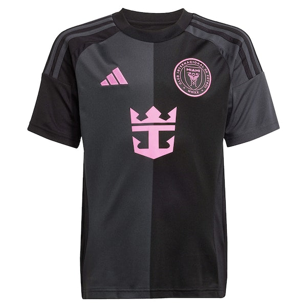 Lionel Messi Inter Miami CF adidas Youth 2025 The Fortitude Kit Replica Player Jersey - Black - Image 2