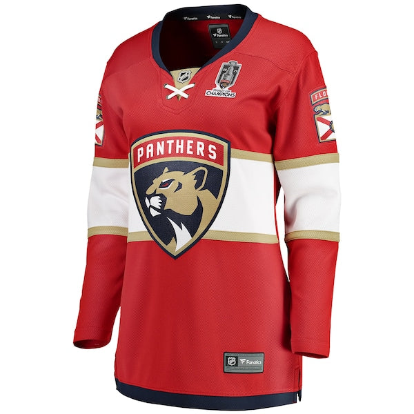 Florida Panthers Women's 2025 Stanley Cup Champions Breakaway Jersey - Red - Image 2