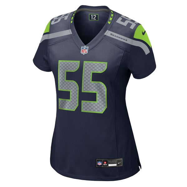 Dre'Mont Jones Seattle Seahawks Nike Women's Team Game Jersey - College Navy - Image 5