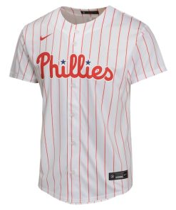 Alternative view of J.T. Realmuto Philadelphia Phillies Nike Youth Home Game Player Jersey - White