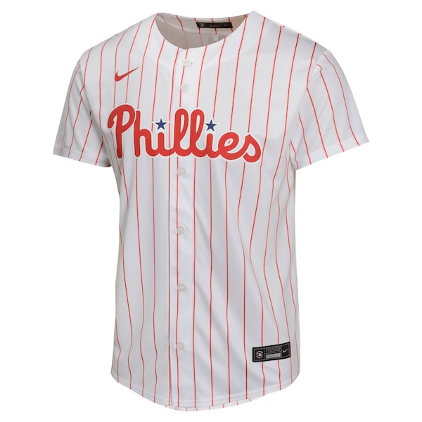 J.T. Realmuto Philadelphia Phillies Nike Youth Home Game Player Jersey - White - Image 2
