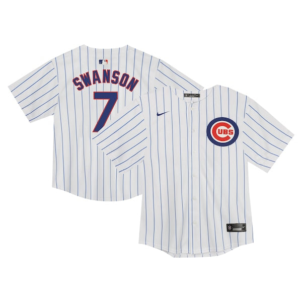 Dansby Swanson Chicago Cubs Nike Toddler Game Jersey - White