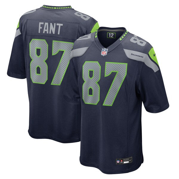 Noah Fant Seattle Seahawks Nike Game Jersey - College Navy - Image 2