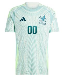 Alternative view of Mexico National Team adidas 2024 Away Replica Custom Jersey - Green