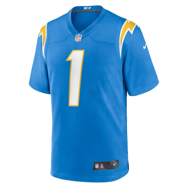 Quentin Johnston Los Angeles Chargers Nike 2023 NFL Draft First Round Pick Game Player Jersey - Powder Blue - Image 2