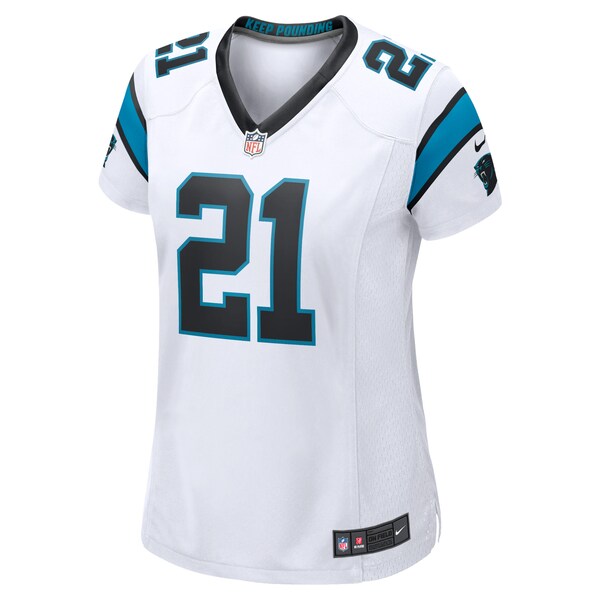 Jeremy Chinn Carolina Panthers Nike Women's Game Jersey - White/Blue - Image 3