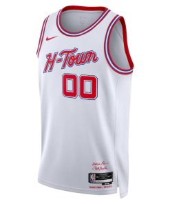 Alternative view of Houston Rockets Nike Unisex 2023/24 Custom Swingman Jersey - White - City Edition