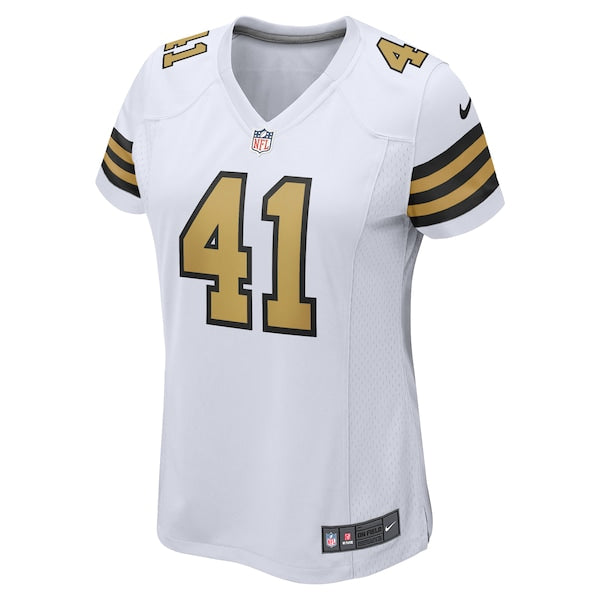 Alvin Kamara New Orleans Saints Nike Women's Alternate Game Jersey - White - Image 2