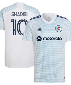 Xherdan Shaqiri Chicago Fire adidas 2022 Lakefront Kit Replica Player Jersey - White