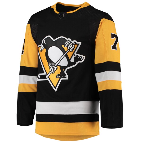 Evgeni Malkin Pittsburgh Penguins adidas Home Primegreen Authentic Player Jersey - Black - Image 2