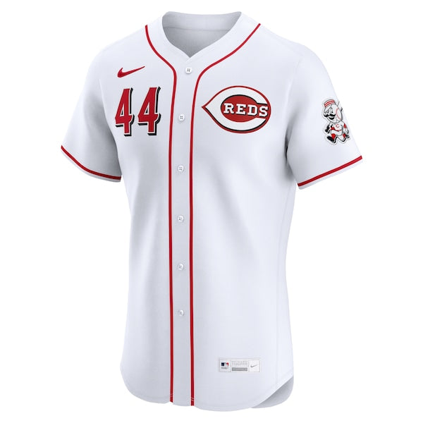 Elly De La Cruz Cincinnati Reds Nike Home Elite Jersey - White - Image 2