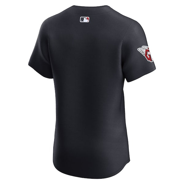 Cleveland Guardians Nike Alternate Vapor Premier Elite Patch Jersey - Navy - Image 4