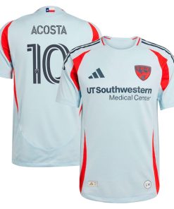 Luciano Acosta FC Dallas adidas 2025 The Inferno Kit Authentic Player Jersey - Light Blue